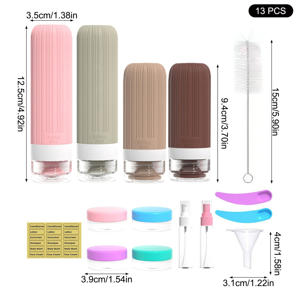 Dachuang Beauty (Ã60Ml 90Ml Accessories Setã) Travel Silicone Bottles For Cosmetics (50Ml)