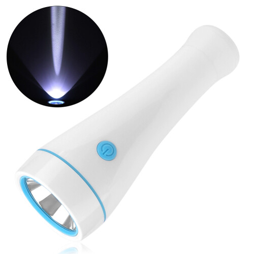Επαναφορτιζόμενος φακός USB με προβολέα LED σε σχήμα U, πλευρική λάμπα, φανάρι 2