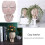 Γλάστρα Kawaii Face Pot από ρητίνη για παχύφυτα, χαριτωμένο σχέδιο κούκλας με τρύπα 5