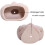 Γλάστρα Kawaii Face Pot από ρητίνη για παχύφυτα, χαριτωμένο σχέδιο κούκλας με τρύπα 6