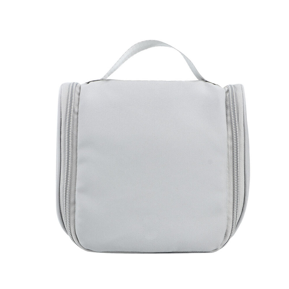 Portable Travel Makeup Bag Water Resistant Nylon Durable Zipper Breathable Mesh Compartments Hangable Hook For Toiletries And Cosmetics Multi