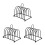 3Pcs Multi-Functional Rack Stainless Steel Bread Holder 5