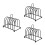 3Pcs Multi-Functional Rack Stainless Steel Bread Holder 6