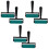 6Pièces Rouleaux De Gravure Plastique Vert Pour 4