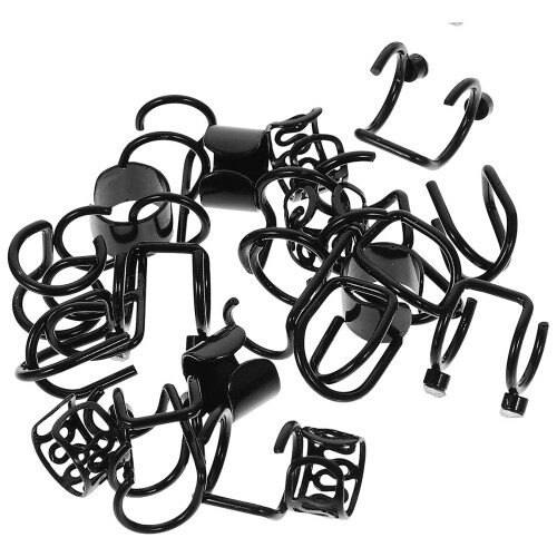 72Pièces Ear Cuffs Percing Métal Noir Pour Style Et Look 2