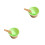 2Pièces Bol À Glace Coloré Vert Robuste Pour Enfants 8