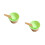 2Pièces Bol À Glace Coloré Vert Robuste Pour Enfants 9
