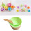 2Pièces Bol À Glace Coloré Vert Robuste Pour Enfants 10
