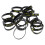 96Pièces Bracelets Silicone Souples Souvenirs 2025 2