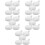 25Pcs White Squeeze Doll Bubble Inserts DIY Toy Prop Replacement 8