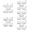 25Pcs White Squeeze Doll Bubble Inserts DIY Toy Prop Replacement 11