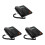 3Sets Classic Black Desktop Phone Reusable Office and Household Phone 5