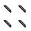 4Pcs Portable Black Camper Lights Waterproof Rv Exterior Lighting 4