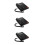 3Sets Classic Black Desktop Phone Reusable Office and Household Phone 8