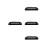 4Pcs Portable Black Camper Lights Waterproof Rv Exterior Lighting 5