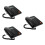 3Sets Classic Black Desktop Phone Reusable Office and Household Phone 9