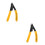 2Pcs Durable Yellow Wire Stripper and Crimping Plier for Cable Cutting 6