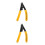 2Pcs Durable Yellow Wire Stripper and Crimping Plier for Cable Cutting 8