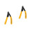 2Pcs Durable Yellow Wire Stripper and Crimping Plier for Cable Cutting 9