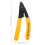 2Pcs Durable Yellow Wire Stripper and Crimping Plier for Cable Cutting 10