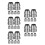 30Pcs Sturdy Metal Wedges for Hammer Handle Reinforcing Tool 4