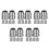 30Pcs Sturdy Metal Wedges for Hammer Handle Reinforcing Tool 7