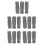 15Pcs Non-Slip Grey Sponge Cane Handle Grip Replacement for Walkers 8