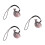 3Pcs Lightweight Black Copper Whale Phone Charm Gradient Wind Chime 4