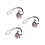 3Pcs Lightweight Black Copper Whale Phone Charm Gradient Wind Chime 7