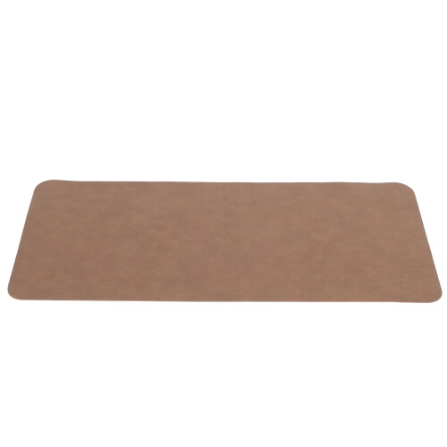 2Pcs Portable Khaki Desk Mats Waterproof for Office Use 1