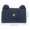2Sets PU DIY Bag Knitting Kit Dark Blue Alloy Purse Making Set 4