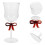 2Pcs Red Glass Wine Cups Multi-Function Elegant Cocktail Goblets 9
