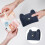 2Sets PU DIY Bag Knitting Kit Dark Blue Alloy Purse Making Set 7