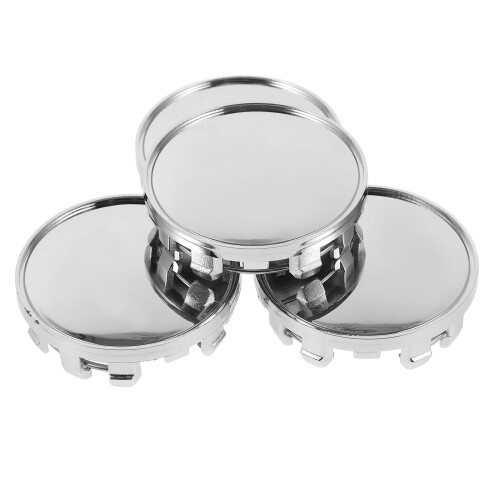 20Pièces Cache-Moyeux ABS Argent Accessoires Roue Auto Résistants 2