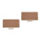 2Pcs Portable Khaki Desk Mats Waterproof for Office Use 5