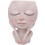 Γλάστρα Kawaii Face Pot από ρητίνη για παχύφυτα, χαριτωμένο σχέδιο κούκλας με τρύπα 1