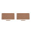 2Pcs Portable Khaki Desk Mats Waterproof for Office Use 7