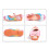 2Pairs Durable Pink Sequin Ballet Practice Shoes with Protective Sole 2