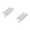 2Pcs Silver Stainless Steel Watch Strap for Ionic Women Elegant Band 7