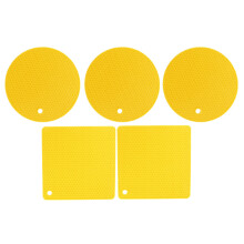 Multifunktionale Küchenhelfer, flexible Topflappen, Silikonuntersetzer, hitzebeständige Matten, strapazierfähige, rutschfeste Oberflächen,