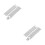 2Pcs Silver Stainless Steel Watch Strap for Ionic Women Elegant Band 9