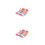 2Pairs Durable Pink Sequin Ballet Practice Shoes with Protective Sole 6