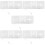 5Pcs Hanging White LED Exit Indicator Emergency Light for Outdoor Use 9