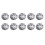 (White, 22#) Rhinestone Buttons for Sewing & Upholstery 2