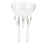 2Pcs Versatile Glass Wine Goblets Assorted Beverage Cups 2