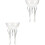 2Pcs Versatile Glass Wine Goblets Assorted Beverage Cups 4