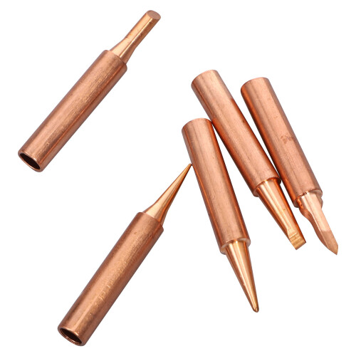 10Pcs High Conductivity Copper Soldering Tips for Soldering Station 1
