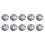 (White, 20#) Rhinestone Buttons for Sewing & Upholstery 2