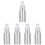 5Pcs Silver Lightweight Refillable Atomizer Bottles for Cocktail Bar 5