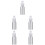 5Pcs Silver Lightweight Refillable Atomizer Bottles for Cocktail Bar 6